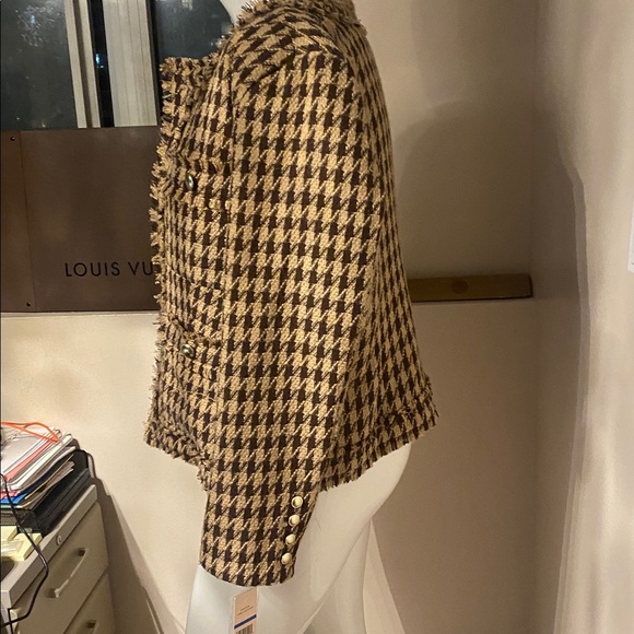 Women's tweed double breasted blazer XL - Picture 5 of 8